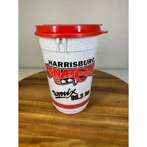 Harrisburg Senators "The Bucket"Souvenir Tumbler WMIX 99.3 FM Pa. Lottery